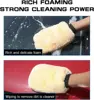 2pcs Microfiber Car Wash Mitt Cleaning Gloves Soft Absorbent Scratch Free Cleaning Gloves for Auto Motorcycle Household Cleaning 4