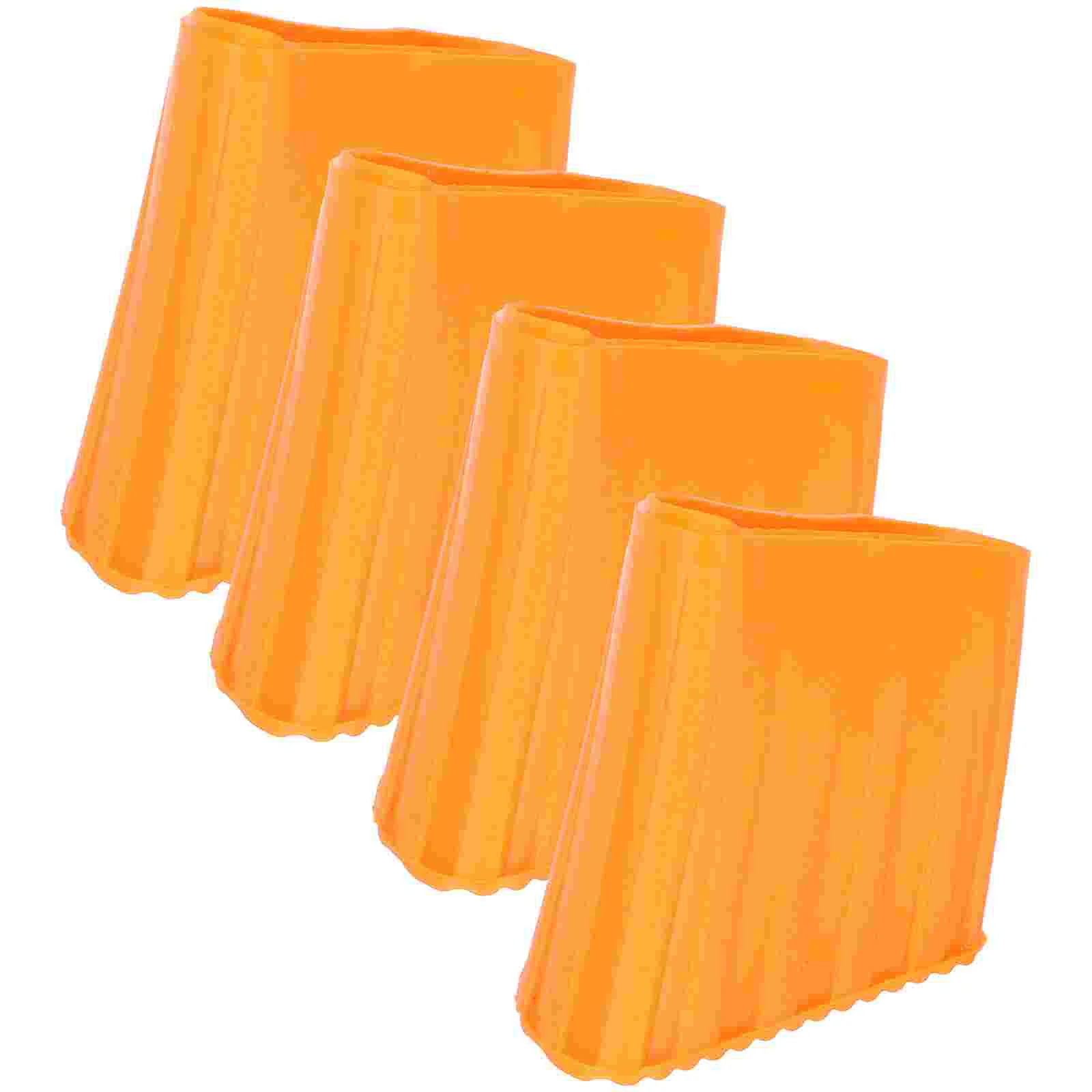 

4pcs Household Ladder Feet Covers Plastic Ladder Feet Pads Antiskid Ladder Leg Covers