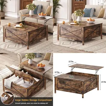 Farmhouse Lift-Top Coffee Table 1