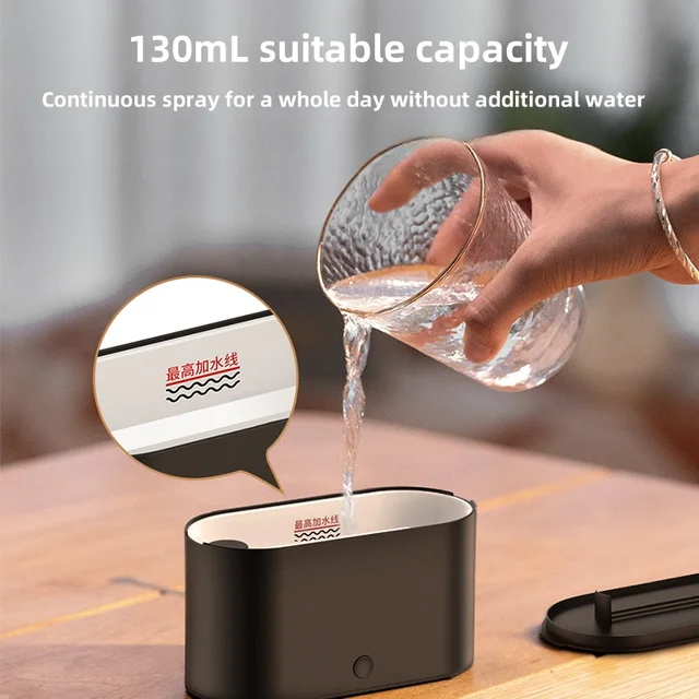 New Mini Colorful Simulated Flame Aromatherapy Machine USB Desktop Home Flame Humidifier Aromatherapy 6