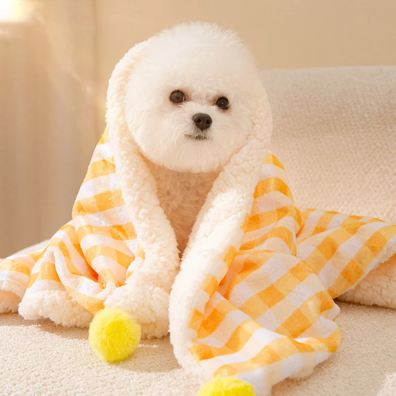 

Thickened Pet Dog Blankets Warm Dog Bed Soft Cotton Pet Blanket Cat Litter Puppy Sleep Mat Mattress Cushion for Small Large Dogs