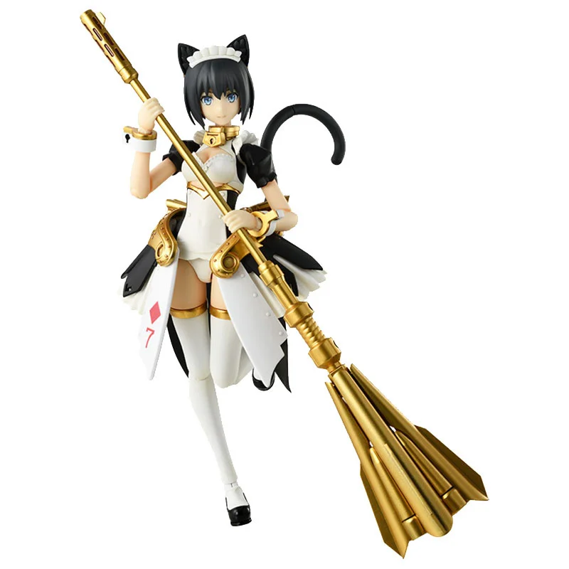 

Genuine Model Kit Anime Figure PLAMAX GP-01 Maidroid Miao Guilty Princess Action Figures Collectible Ornaments Toys Gift forKid