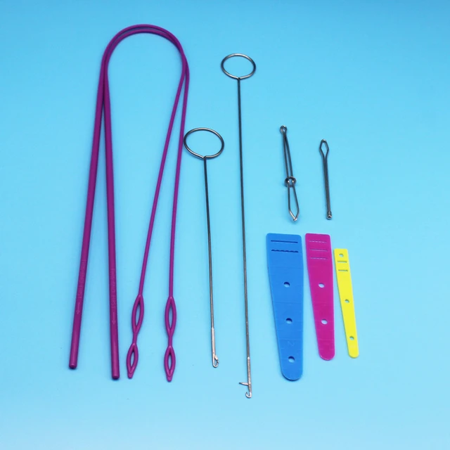 Easy Drawstring Threader Replacement Set, Stainless Steel Sewing