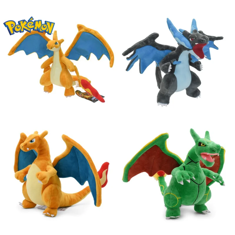 2pcs Mega Charizard Xy Pelúcia Boneca Natal Presente 25cm