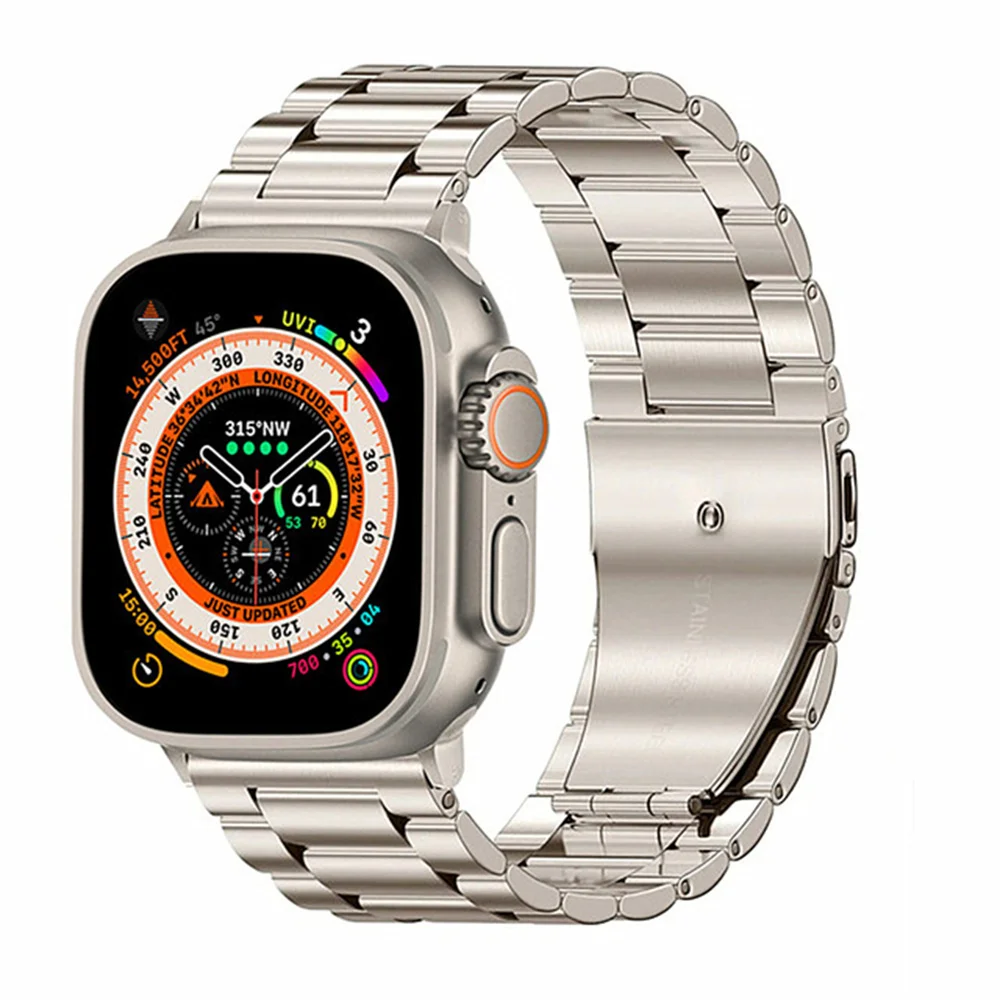 Cinturino Starlight In Acciaio Inossidabile Per Apple Watch Series Ultra 8 7 Se 6 5 4 3 49Mm Smartwatch Bracciale Iwatch 38 40 41Mm 42 44 45Mm