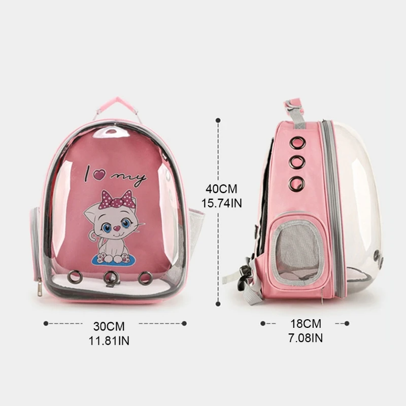 Pet Dog for Cat Astronaut Backpack Space Breathable Outdoor for Carrier Bag for Travel Hiking Walking