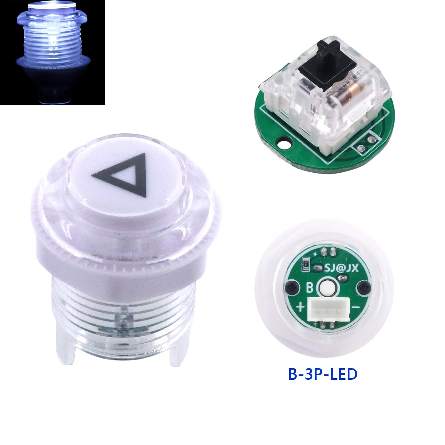 SJ@JX Arcade Button LED DIY Kit Controller Mechanical