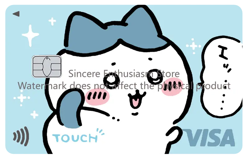 Cartoon Kawaii Chiikawas Credit Card Skin Stickers Cute Matte Sticker for VISA JCB Mastercard and Other IC Card Decorative - Image 18