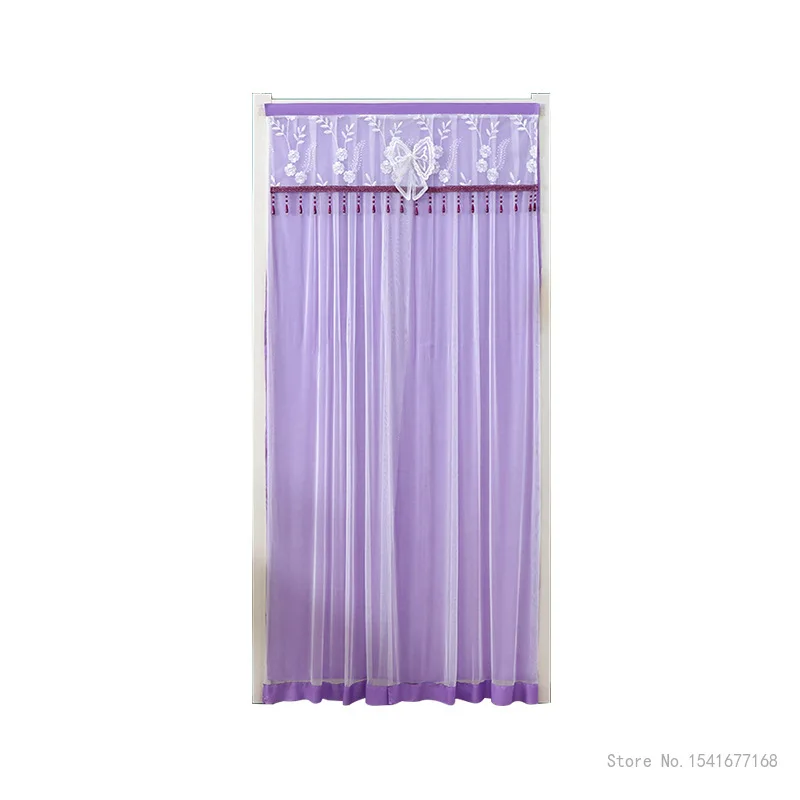Anti-Mosquito and Insect-proof Door Curtain Lace Partition Curtain, Anti-fly, Kitchen and Bedroom Decor, Free Punch, Home Summer