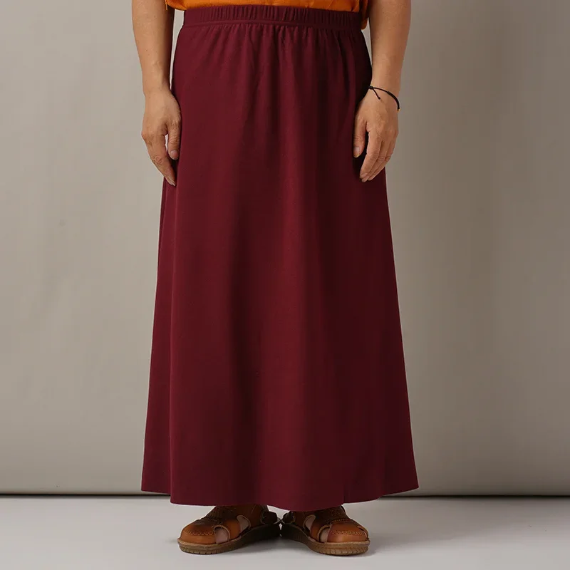 Lamaism Costume Tibetan Buddhism Costume Lama Monk Clothes Tantric Inheritance Guru Clothes Lama Clothing Inner Skirt