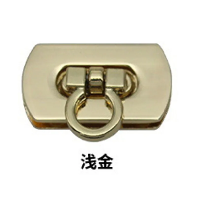 10pcs Detachable Lock Metal Buckles Handbag Purse Bag Clasp Hardware DIY Leather Crafts Accessories Leather Bag Closure Lock