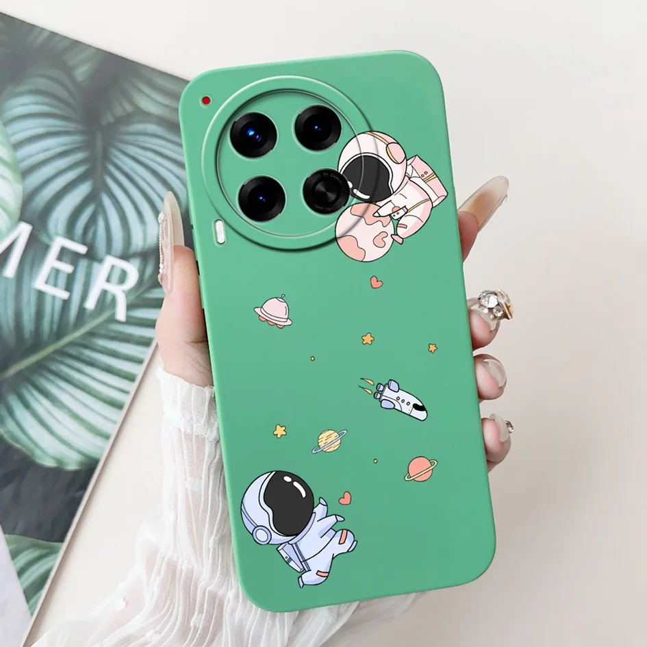 Cute Astronaut Soft TPU Case with Camera Protection