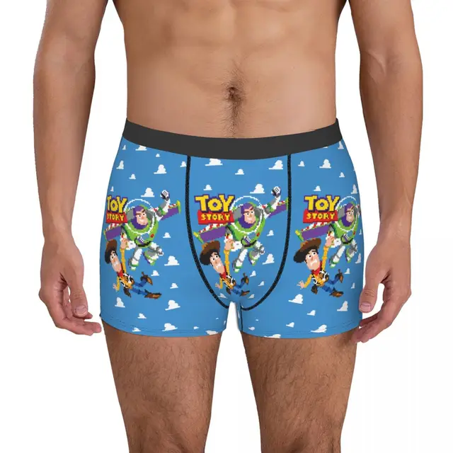 Toy Story 8Bit Woody And Buzz Underwear 5
