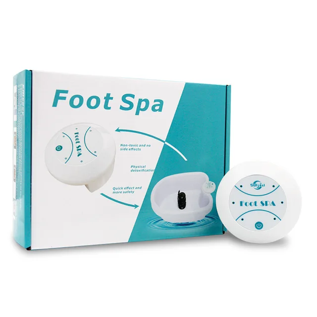 Detox Ion Elettrico Piede Spa Bagno Massaggiatore Macchina Pediluvio Pulizia Pediluvio Vibrazione Whirlpool Cura Array Aqua Terapia di Salute 6