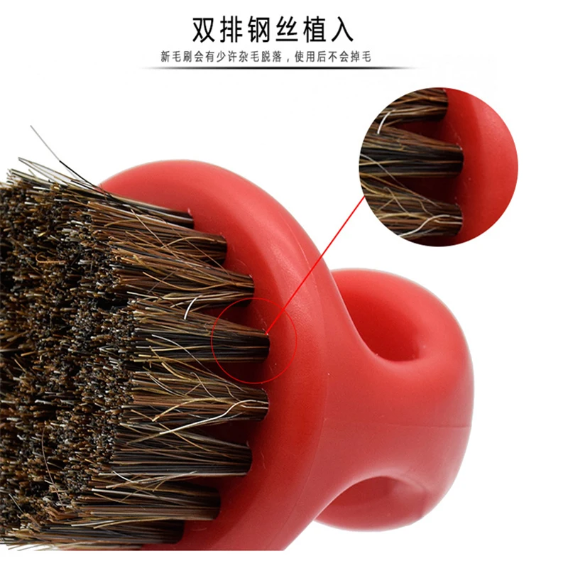 Men\'s Shaving Brush Plastic Handle Beard Sweeping Brushes Barber Duster Portable Salon Facial Cleaning Razor Brush Tool