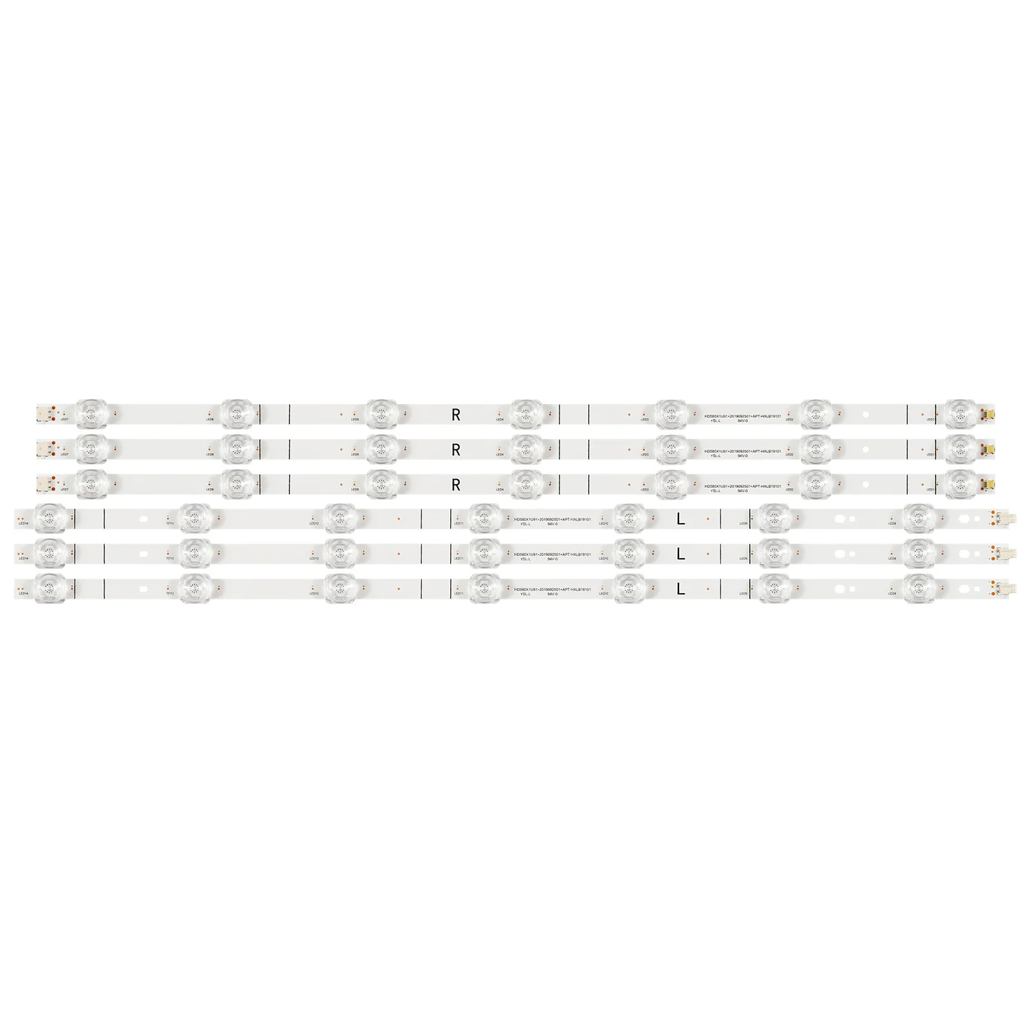 Tira de Luz de Fundo Led para Hisense 58s5 58a7120f 58ae7000f 58r6e3 58r6000gm 58h6500g Hd580x1u91 Lb58007 v0 Lb58005