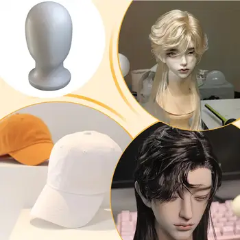 Testa di Manichino in Schiuma, Modello Umano per Esposizione, Supporto per Parrucche, Accessori per Acconciature, Cappelli, Arti e Mestieri, Salone di Bellezza