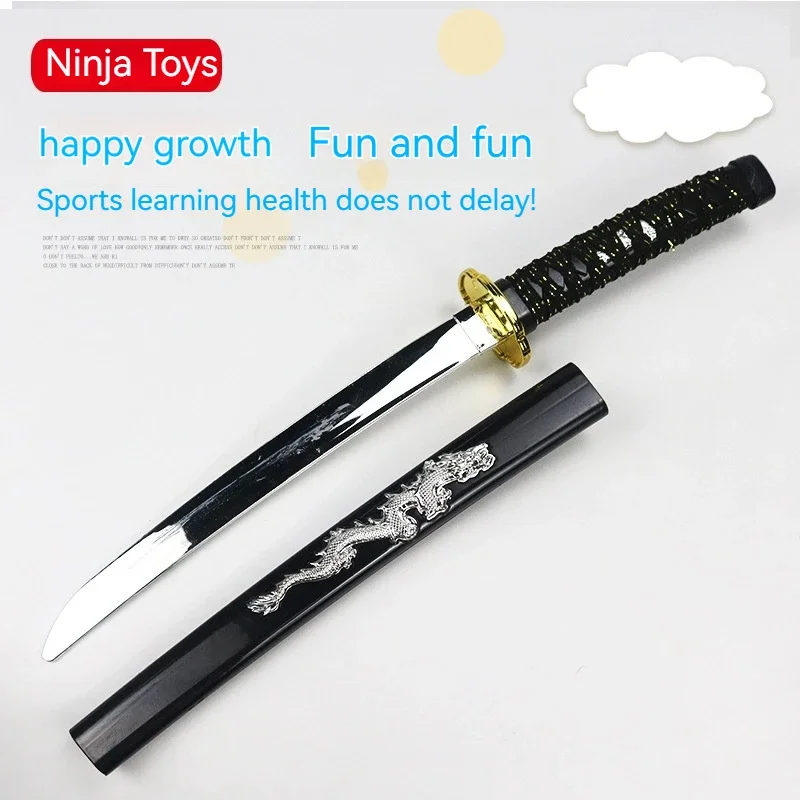 

Cross-border 59cm Ninja Double Sword Anime Weapon Performance Props Simulation Sword Samurai Props Children's Toys Holiday Gifts