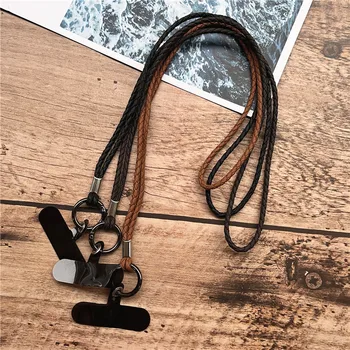 Fascino del telefono cordino per chiave in metallo pesante cordini per cellulare fatti a mano cinturino per chiave retrò cordino per collo eccellenti accessori per telefoni cellulari