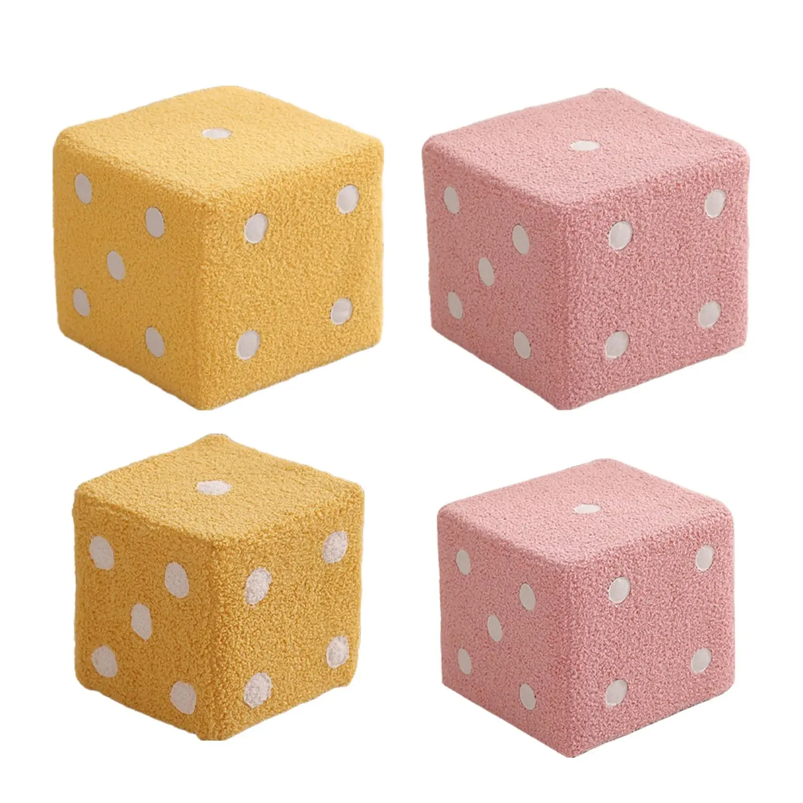 

Footstool Stepstool Dice Design Chair Creative Stool Stable Sofa Tea Stool for Living Room Apartment Entryway Bedroom Bedside