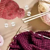 Removable Pom Poms Buttons For Hats, Pom Pom Holder Knitted Hat Making Fastener Tools, Pompom Holders 3