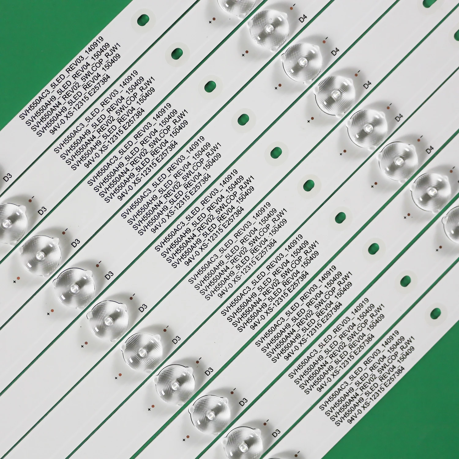 Hisense_55_HD550DU_B31_10X5_3030C_5S1P HD550DF-B52 LED55EC290N SVH550AC3 SVH550AH9 55H5C 55H6B LC-55LB481U용 LED 스트립