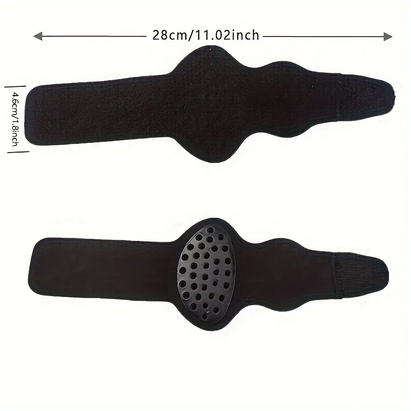 2PC Arch Foot Pads Foot Center Shock Absorption With Hole Arch Support Breathable Hole Foot Pads Flat Foot Adjustment Tool