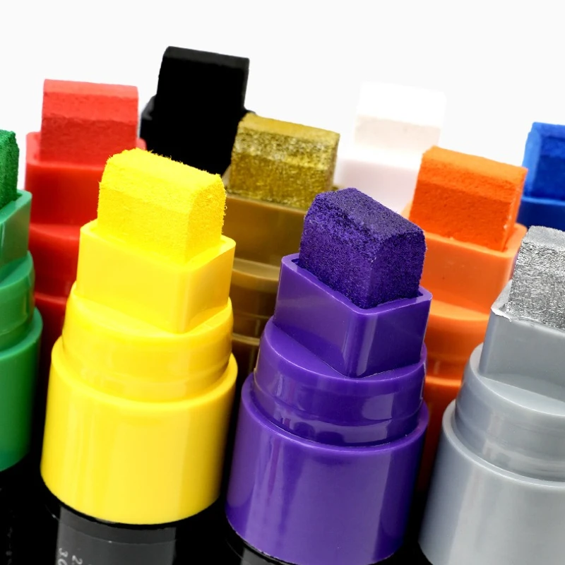 Acrylic Art Marker Pen Large Tip Opaque Water Based
