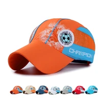 Summer Children Quick-Drying Baseball Cap Boys Girls Primary School Students Football Mesh Cap Outdoor Adjustable Sport Sun Cap 1