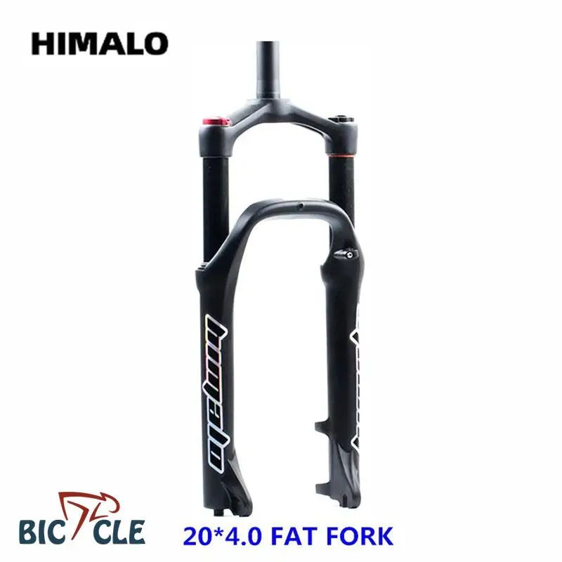 

20inch Fat Bicycle Fork HIMALO Snow Bike MTB Moutain Air Gas Locking Suspension Forks Aluminium Alloy For 4.0"Tire 135mm