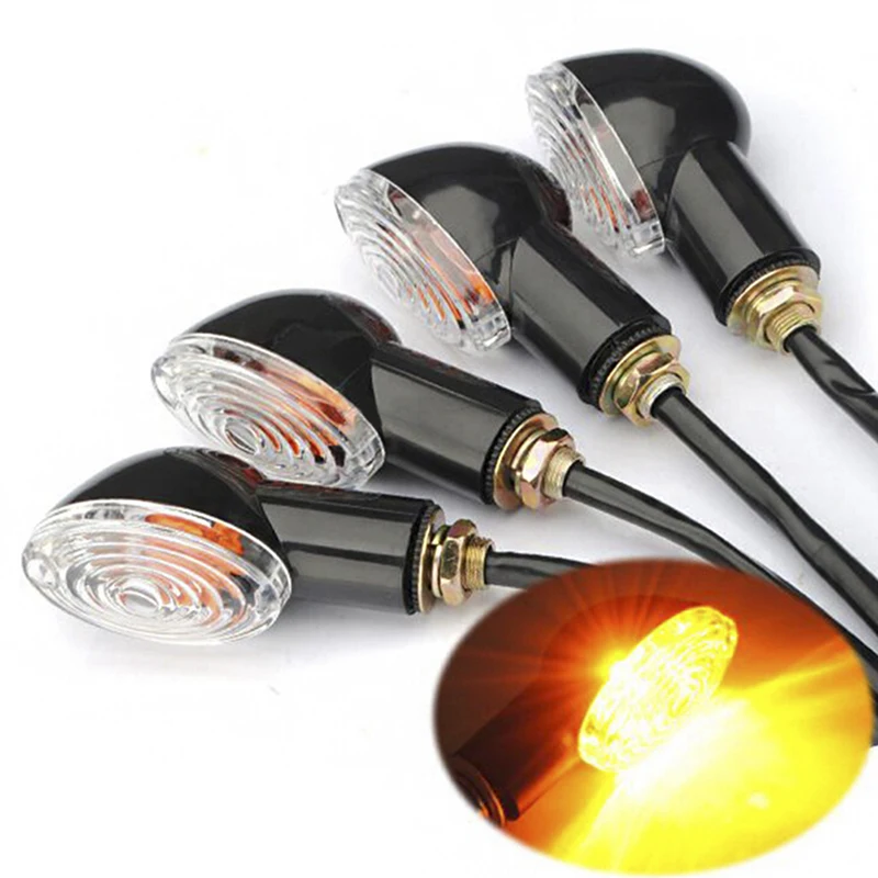 1Pc Motorcycle 10w Turn Signals Lights Blinker Indicators Lights Flasher Amber Lamps Lights Turn
