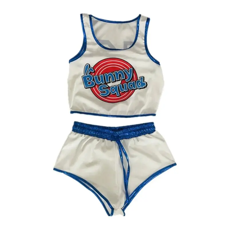 Lola Cos Bunny Cosplay Costume Space Lola Bunny Rabbit Disguise Woman Sexy Basketball Jersey Halloween For Women Adults