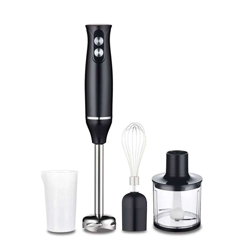 110V/220V מערבל נייד 4 ב-1 מטחנת מיץ פירות וירקות חשמלית 2 מהירויות מקל ערבוב מזון לתינוקות מטחנת ביצים