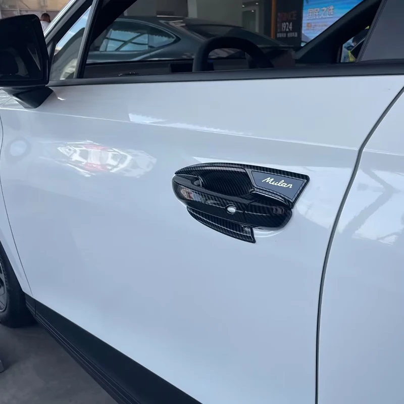 

Car For MG4 MG 4 Mulan EV 2022 2023 Decorated Patch Handle Protector Cover Inner Door Bowl Stickers Interior Accessories Trim