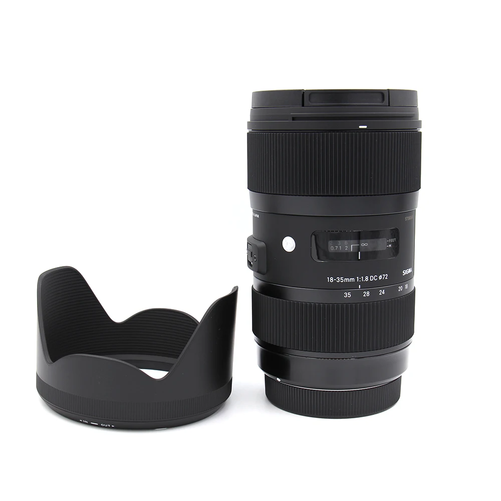 Sigma 18-35mm F1.8 DC HSM Art Lens APS-C Format Wide Angle Zoom 18-35mm F1.8 Lens for Canon Mount or Nikon Mount