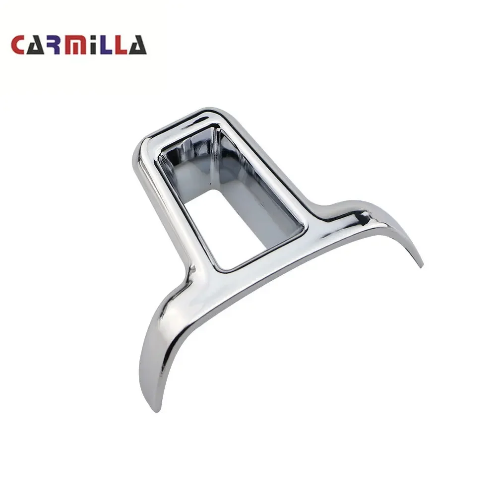 Car Steering Wheel Bottom Middle Chrome Cover Insert Trim For VW 2009-2013 Golf 6 Mk6 Bora 2011-2014 Polo Jetta Eos Touran Caddy car moulding decoration car air conditioner trim interior moulding trim strip car grille trim car gear cover trim car headlight switch trim cup holder trim cover