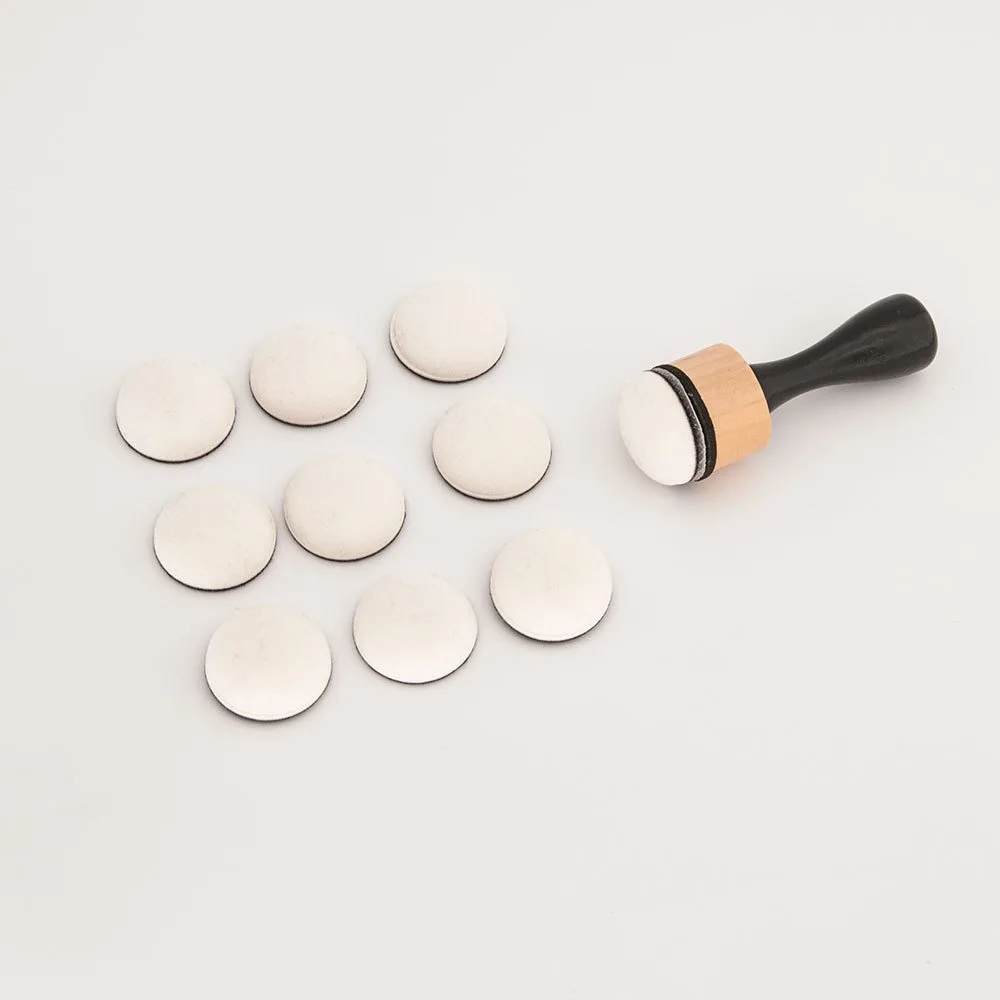 Flat / Domed Foam Refills Replacement Applicators Mini Ink Blending Tools for Scrapbooking Craft Card Background Making Tools