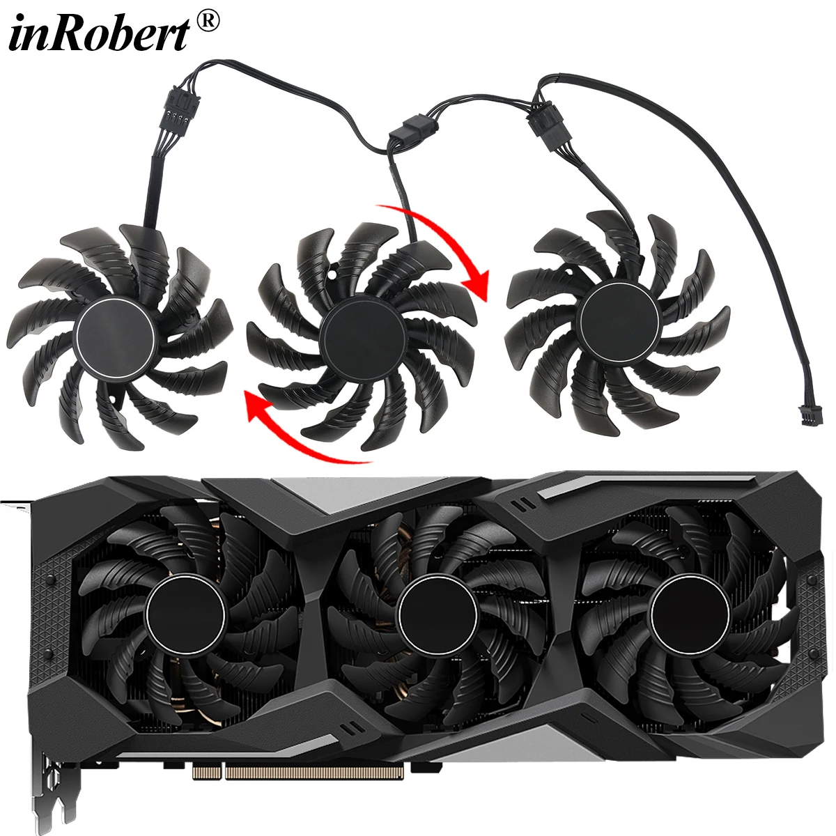 78Mm Ggtx 1660 1660Ti Sostituzione Ventola Di Raffreddamento Per Gigabyte Geforce Gtx 1660Ti 1660 Ventola Per Scheda Grafica Super Gaming