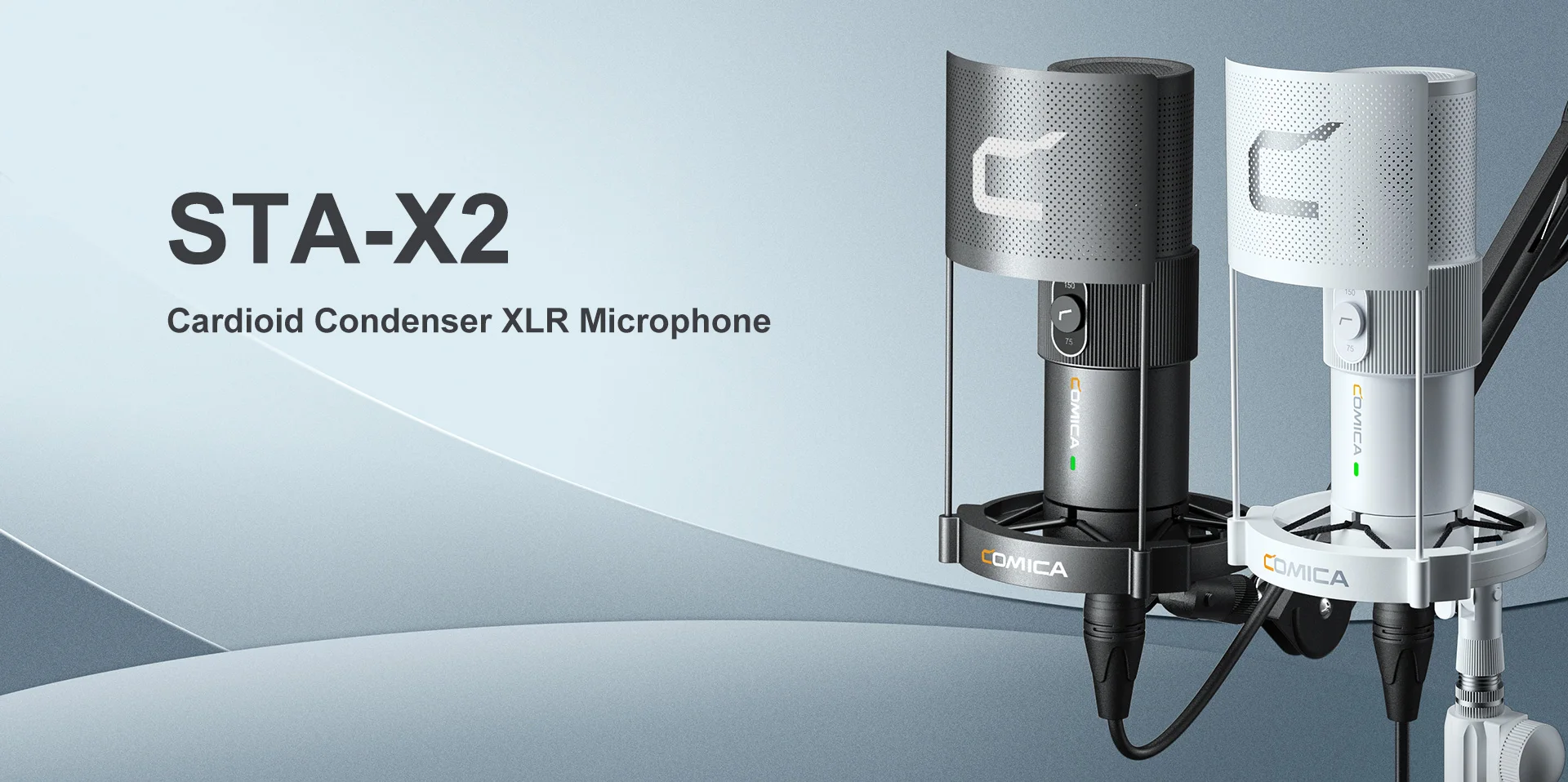 STA-X2D Cardioid Condenser XLR Microphone Professional Noise Reduction Microphon