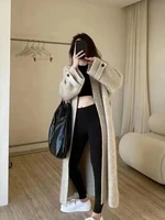 Long Ladies Knit Sweaters Fashion 2025 Lightweight Casual New in Knitwear Trend Korean Streetwear Sleeve Solid Women's Cardigans