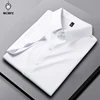 New Men's Business Casual Short Sleeved Solid Color Shirt Wrinkle Resistant Wrinkle Free Comfortable All Season Versatile Top 1