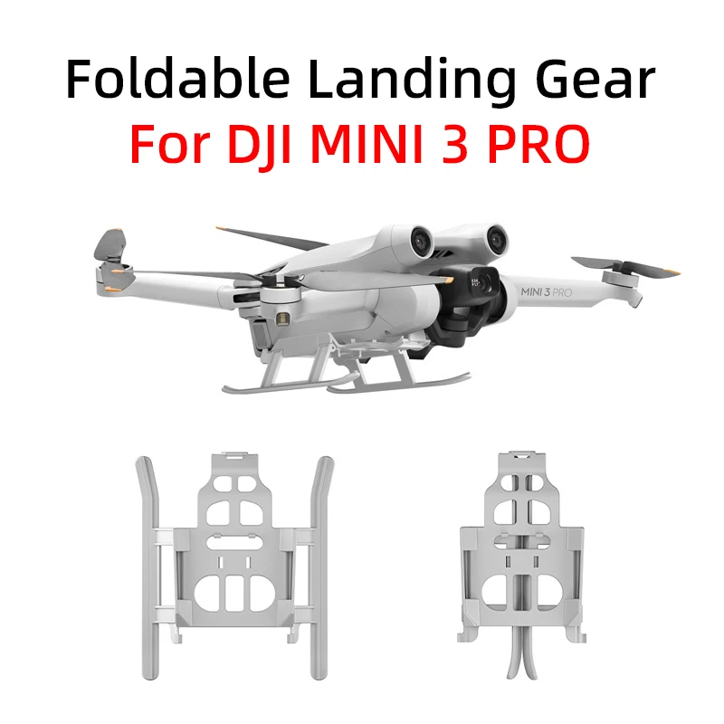 

For DJI MINI 3 PRO Drone Foldable Landing Gear Heighten Leg Stand Body Heightening Anti-collision Protection Bracket Accessories