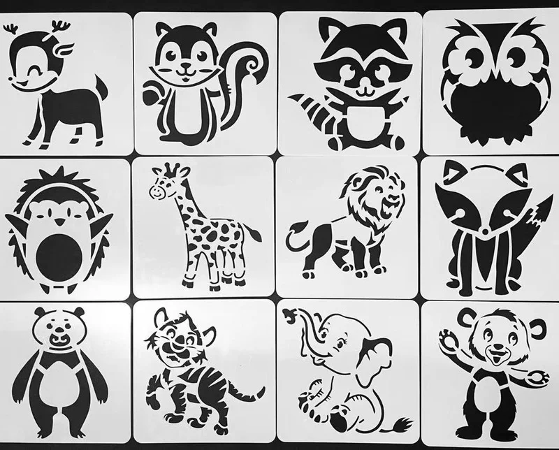 Stencils Of Animals