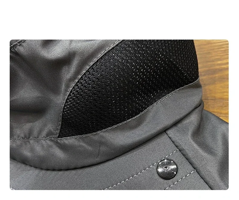 Description Picture 6 of itemSummer Sun Hats UV Protection Outdoor Hunting Fishing Cap For Men Women Hiking Camping Visor Bucket Hat Neck Flap Fisherman Hat