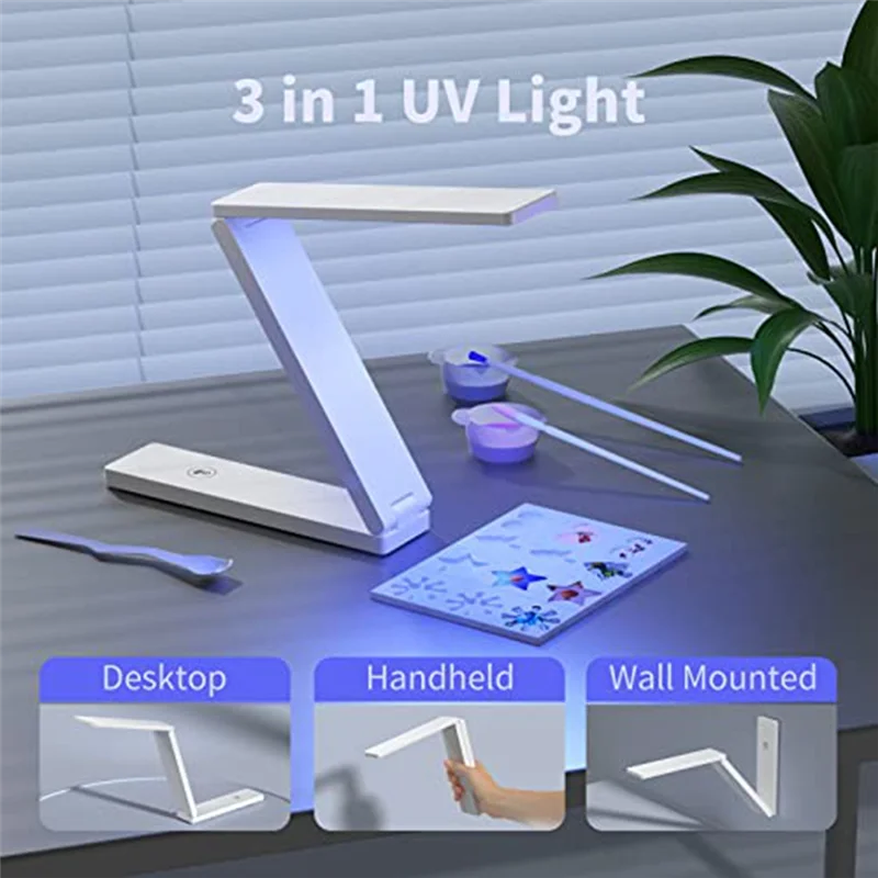 송진 UV 송진 램프, 송진 경화, 무선 및 접이식, 3 인 1 용도, 송진 용품, 54W