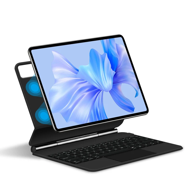 Tablet Keyboard Case HUWEI Backlight Magic Keyboard For Huawei MatePad Pro 12.6 inch WGR-W09 WGR-W19 AN19 Tablet Smart Case Spanish Russian