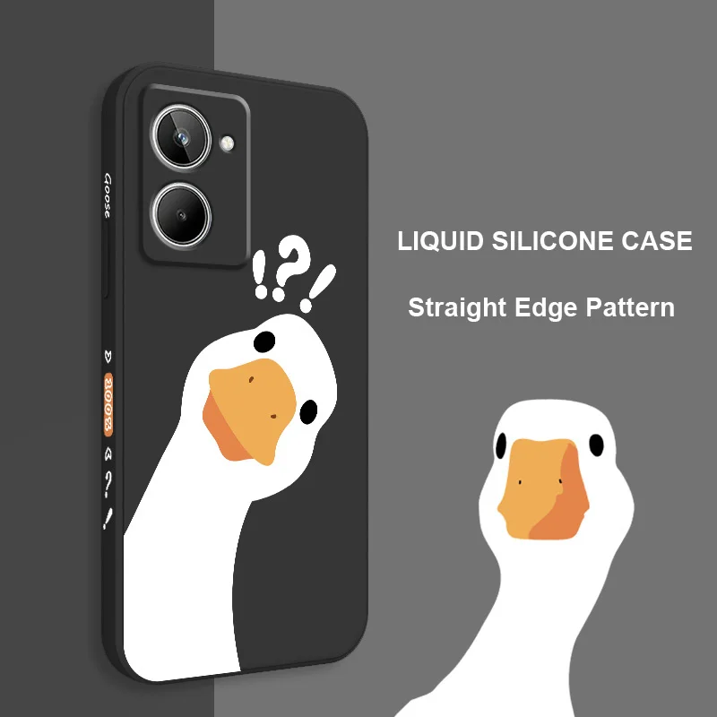 Doubt Goose 휴대폰 케이스, OPPO Realme 10 10T 9 9i 8 8i 7 6 Pro Plus C35 C1 C12 C20 C21Y C25 C25S 커버