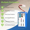 100% Brand New 4S1P 14.4V 4000mAh Li-ion Battery Pack,For XIAOMI MIJIA Mi Robot Vacuum-Mop Essential G1 MJSTG1 R30 R35 4