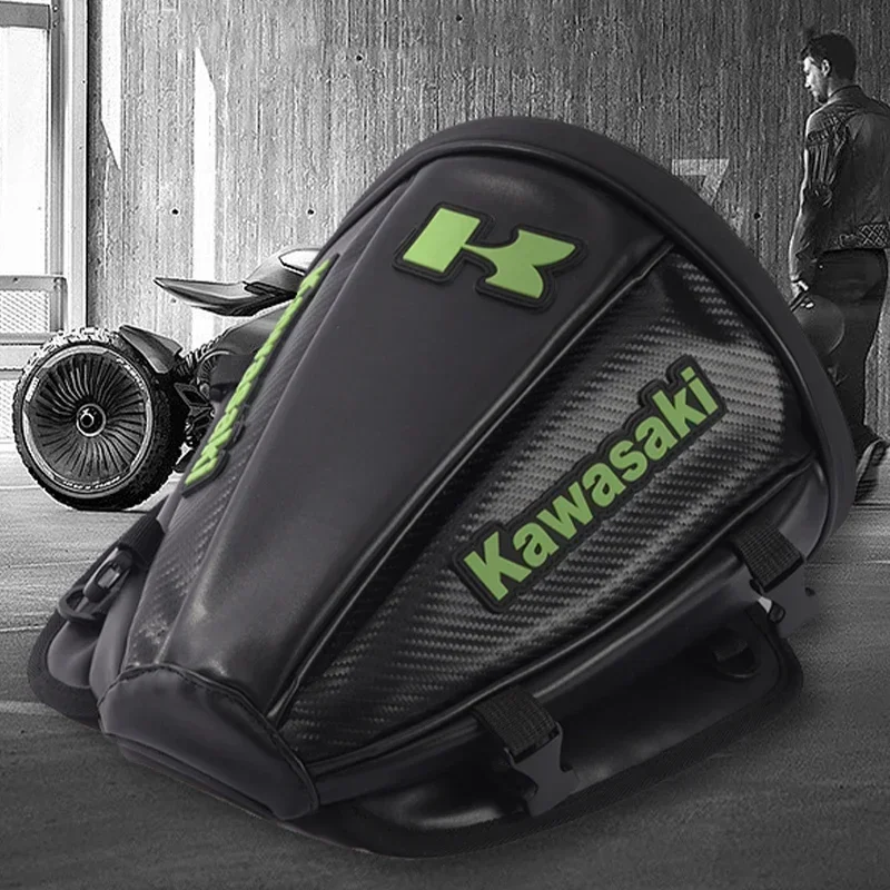 New Kawasaki Motorcycle Riding Tail Bag Motorcycle Rear Seat Bag Waterproof Riding Bag 2