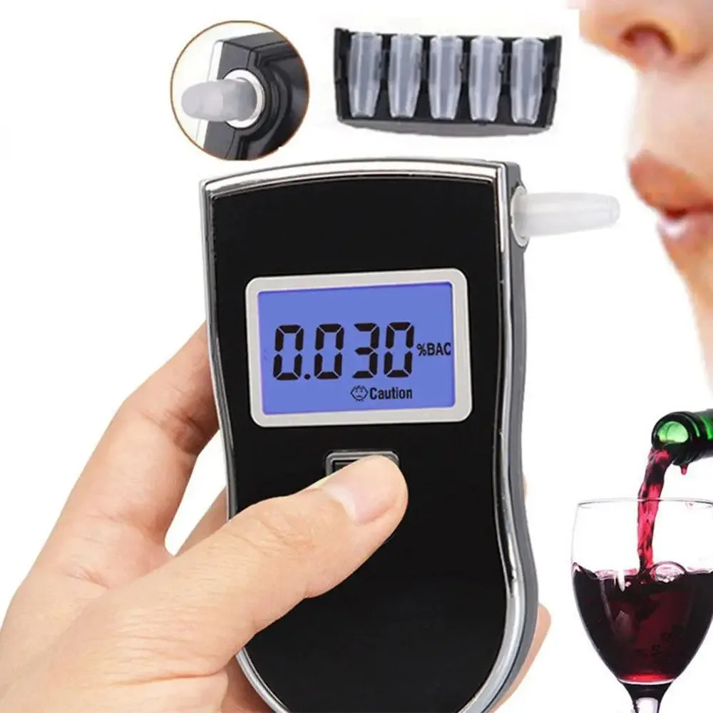 Digital Breath Alcohol Tester Breathalyzer mouthpiece for Alcohol Tester AT-818 alcohol tester breath alcohol tester 200/100pcs